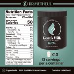 Dr.Metheus Goat Milk Powder 7.05 oz – Powdered Milk Sourced from the Netherlands, Non Fat Milk - Easily Digested, Rich in Protein & Calcium - Gluten Free, Non GMO - Image 2